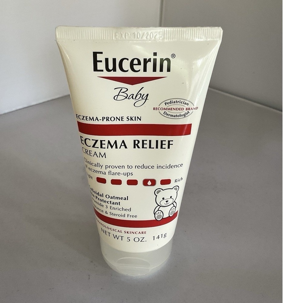 Eucerin Baby Eczema Relief Body Cream, 5 oz Colloidal Oatmeal Formula